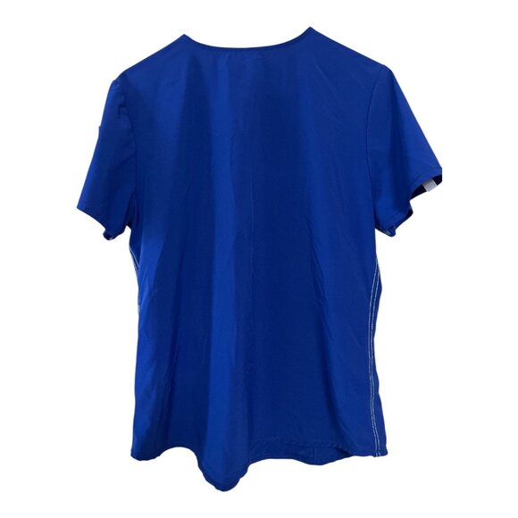 Scrubstar Women’s Size M Royal Sapphire Blue Active Scrub Top – Reflective Trim, - Picture 8 of 9
